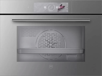 Паровой шкаф V-ZUG Steamer V4000 45 платиновое стекло S4T-23026