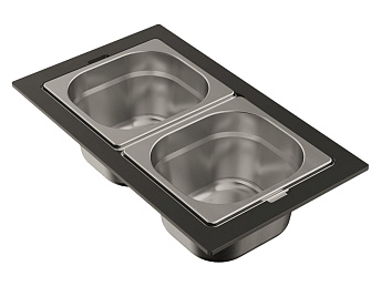 Контейнер Omoikiri DC-04-2-IN нержавеющая сталь