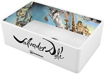 Кухонная мойка OMOIKIRI Mikura 76-Dali Natceramic/white (арт.4993023)