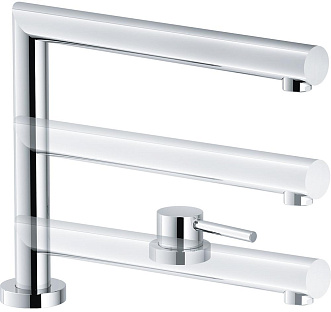 Смеситель  Franke Active Window, хром, выдвижной шланг (арт.115.0486.978)
