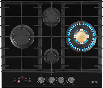 Газовая варочная панель HIBERG VM 6145 B Газовая варочная панель HIBERG VM 6145 B