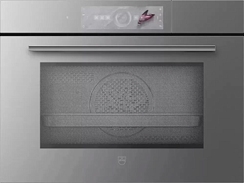 Паровой шкаф V-ZUG CombiSteamer V6000 45M PowerSteam платиновое стекло CSM6T-23041