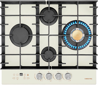 Газовая варочная панель HIBERG VM 6245 Y Газовая варочная панель HIBERG VM 6245 Y