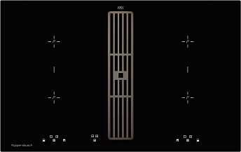 Индукционная стеклокерамич. панель Kuppersbusch KMI 8500.0 SR Black Chrome