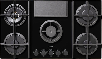 Газовая панель с вытяжкой Elica NIKOLATESLA FLAME EVO BL/A/88 Газовая панель с вытяжкой Elica NIKOLATESLA FLAME EVO BL/A/88