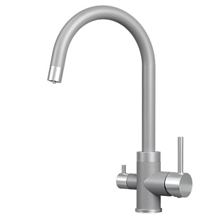 Смеситель GRANULA 5169, АЛЮМИНИУМ