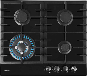 Газовая варочная панель HIBERG VM 60440 B Газовая варочная панель HIBERG VM 60440 B