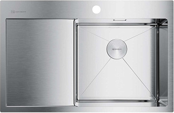 Мойка Akisame 78-IN-R нерж.сталь/нержавеющая сталь(арт.4973061)