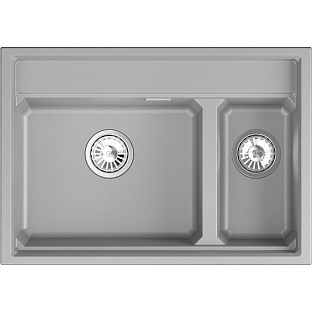 Мойка GRANULA Kitchen Space 7302i, АЛЮМИНИУМ