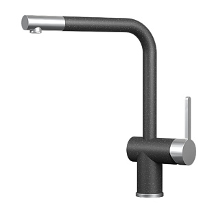 Смеситель GRANULA 5017, ЧЁРНЫЙ