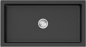 Кухонная мойка OMOIKIRI Mikura 76-BL Natceramic/черный (арт.4997075)
