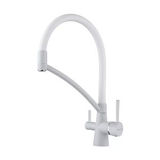 Смеситель Paulmark SIEGEN Si213111-WH белый матовый