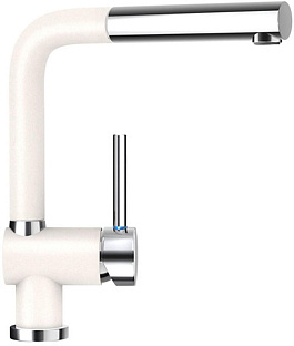 Смеситель Schock Piega-D , Cristadur, выдвижной излив хром/поларис