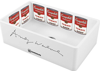 Кухонная мойка OMOIKIRI Mikura 76-Warhol Natceramic/white (арт.4993025)