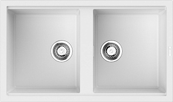 Мойка Kitagawa 86-2-WH Artceramic/белый(арт.4993806)