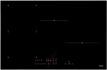 Индукционная стеклокерамич. панель Falmec PIANO INDUZIONE BLACK MATT 78x51 (белая иконография)