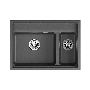 Мойка GRANULA Kitchen Space 7302i, ЧЁРНЫЙ