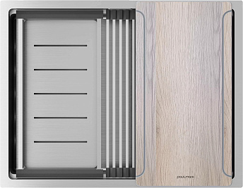 Мойка Paulmark NEXT-MULTI SINK 58 UNI PM785845-BS брашированная нерж.сталь
