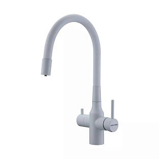 Смеситель Paulmark SALIX Sa213419-WH белый матовый