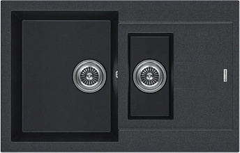 Мойка кухонная KUCHENSTERN PLAT 60-2 207AN20 Антрацит