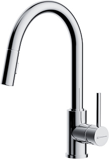 Смеситель Omoikiri Shinagawa-SB-C латунь/хром