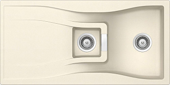 Мойка SCHOCK  Waterfall 60D  Cristadur (монтаж в один уровень со столешницей) магнолия