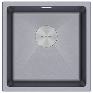 Мойка Paulmark LUMI 45UNI LU45-GRM серый металлик